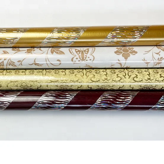 28mm Africa popular design plastic steel curtain rod curtain pole with accessories