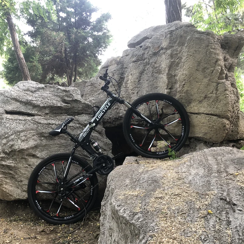 Eco-friendly Factory 26 Folding Mountain Bike 21 Speed bicycle For Man women