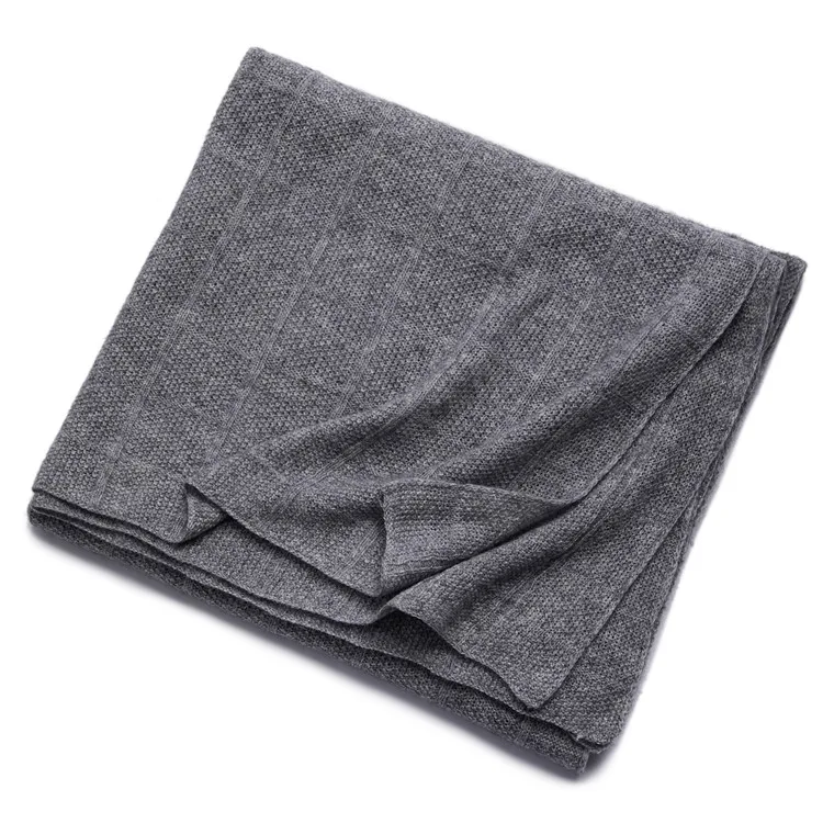 Best-selling shawl knitted cashmere shawl large long winter scarf European style waffle knitted scarf