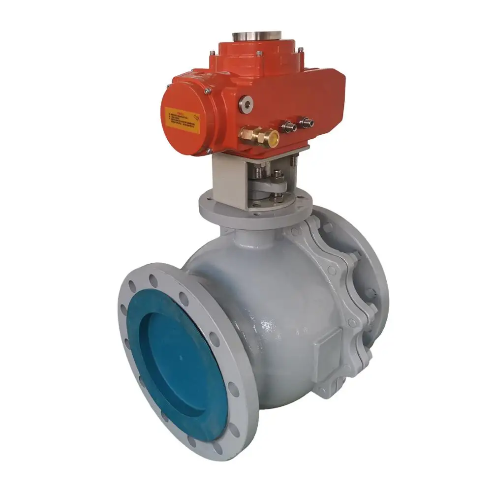 Electric actuated price with flange  ball valve dn 200