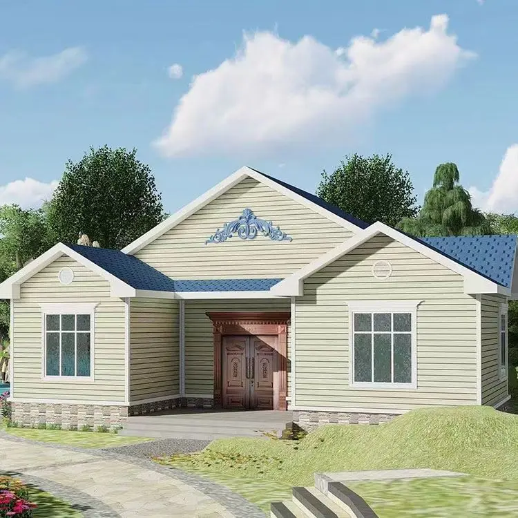 Wholesale Price Custom Prefabricated House Villa Modern Steel Structure Frame Prefab Villas For Sale