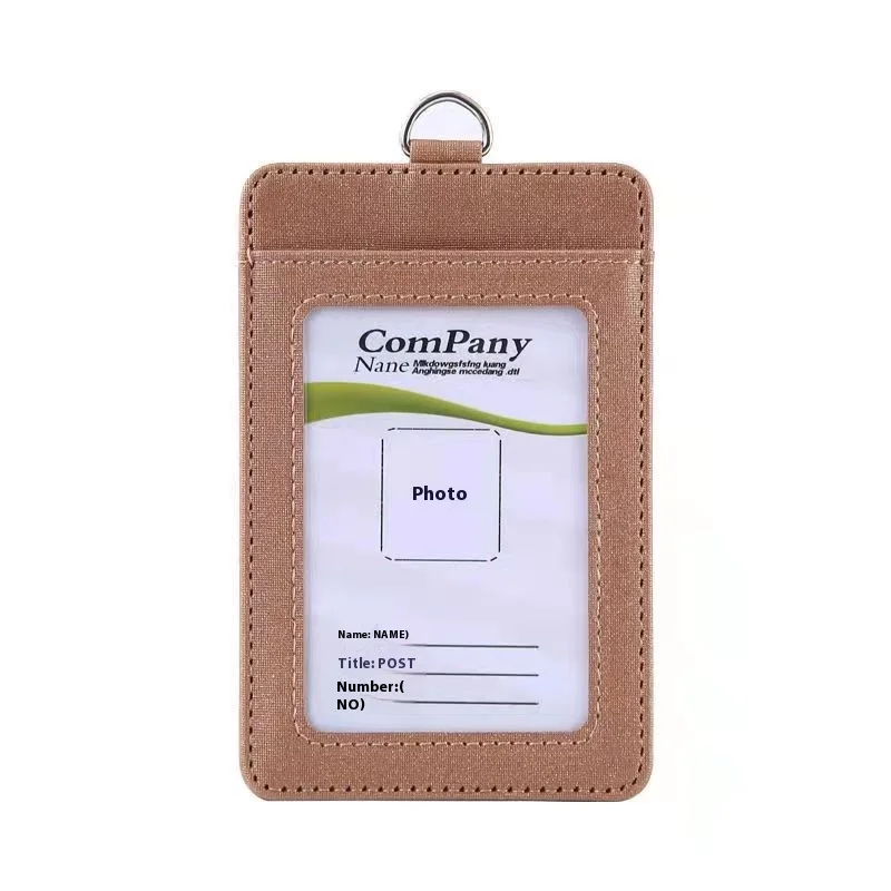 PU Candy Color Access Card Set Button Closure Work Permit Employee Badge Student ID Business Card Manufactured in Bulk Top Brand