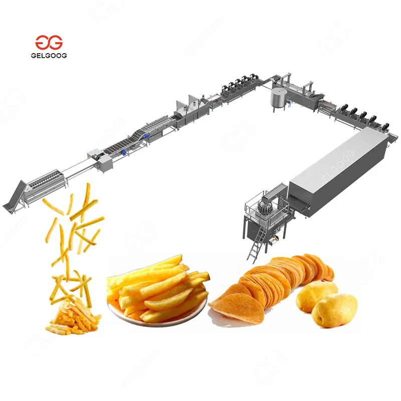 Complete Line Pringles Type Potato Crisps Manufacture Plant Potato Chips Machine in Pakistan