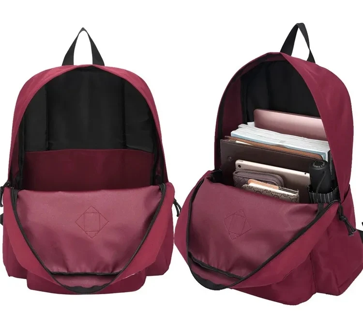 Classic Basic Water Resistant Casual Daypack Lightweight Backpack for Travel