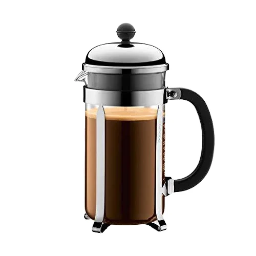 Lilac bsci sgs lfgb 1000ml coffee maker kettle juice pot insulated stainless glass french Press