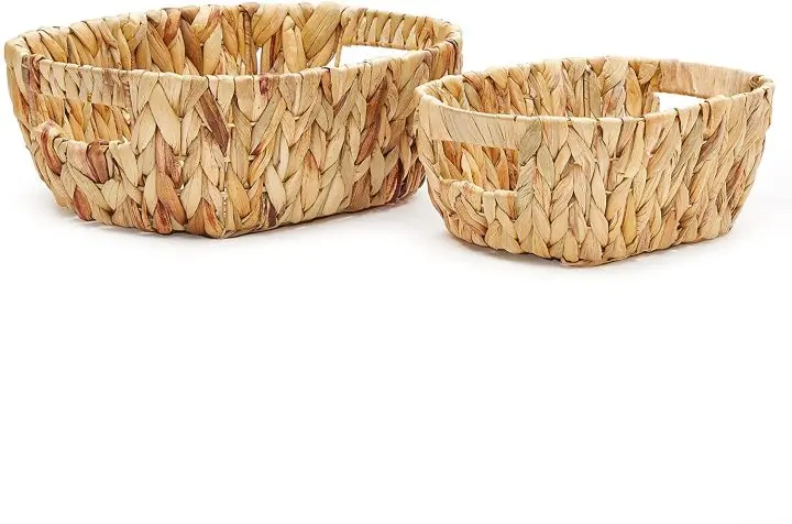 The Manufacturer Listing Storage Handle Baskets Amazon Above Kitchen Cabinets And Shelves wicker waste Basket
