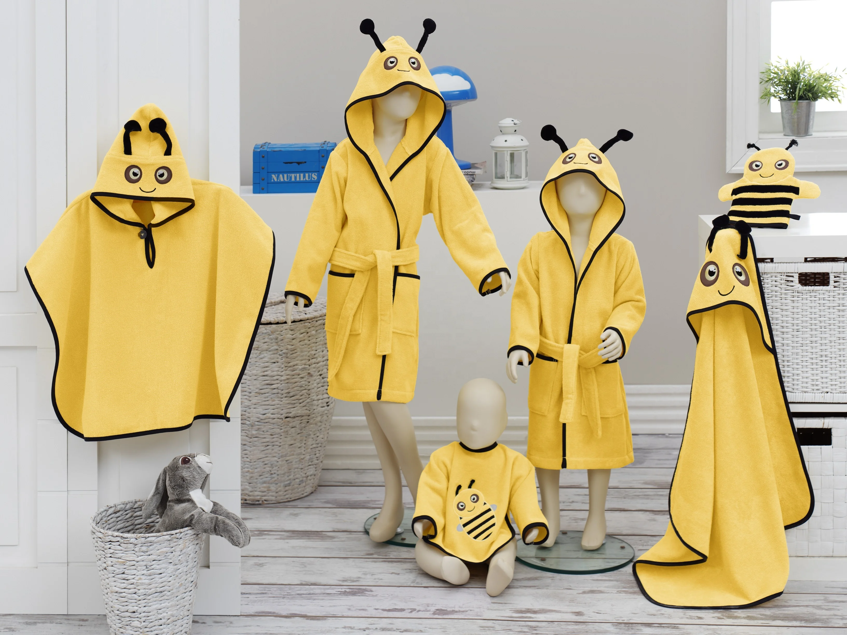 
GOTS Cotton Kids Bathrobes 