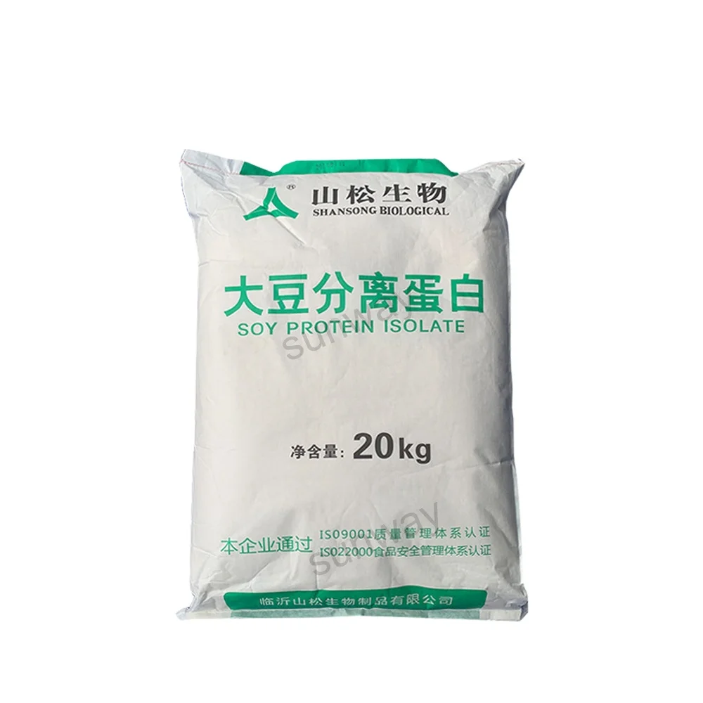 SUNWAY supply CAS 9010-10-0 non gmo isolated organic instant soy isolate protein powder C13H10N2