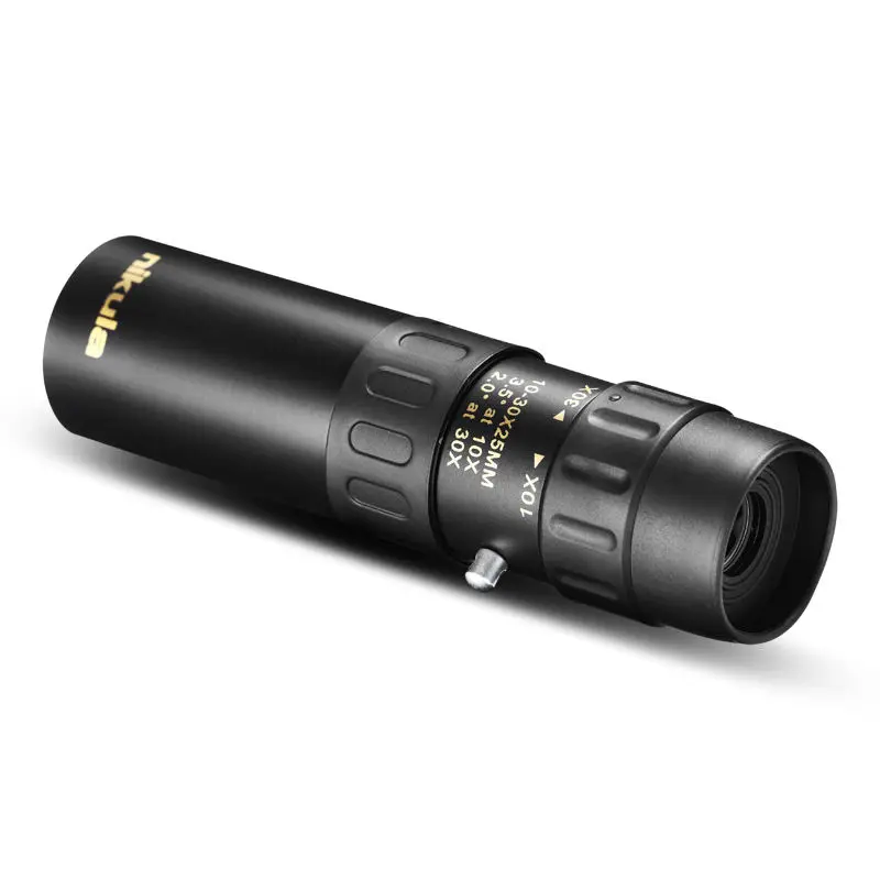 Nikula high quality monocular 10-30x25, portable mini monocular, hunting telescope monocular scope for climb