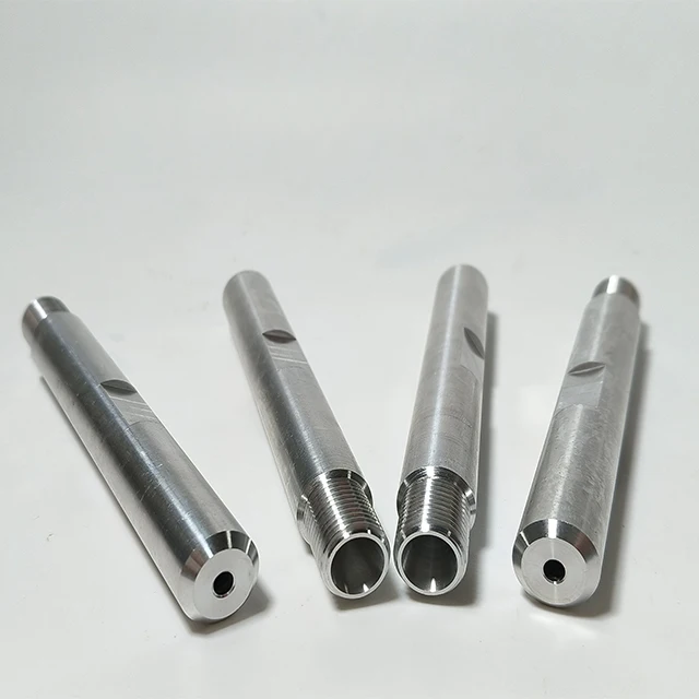 Professional Manufacturer Customized CNC Small Double Threaded 20mm Metal Pin Shaft High Precision Aluminum Spindle Shaft