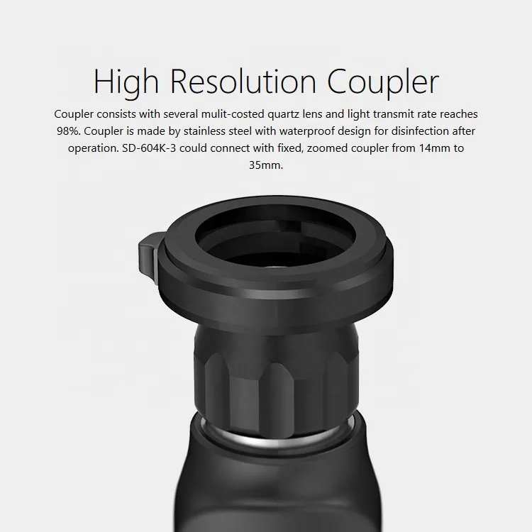 
SD-604K-3 4K Integrated Endoscope Video Camera Dental Headlamp Medical Surgery ENT Veterinary 