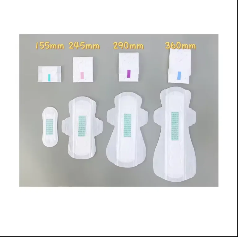 cheap wholesale B Grade Sanitary Napkins Biodegradable Wholesale Organic Cotton Lady Day And Night Use Sanitary Napkins