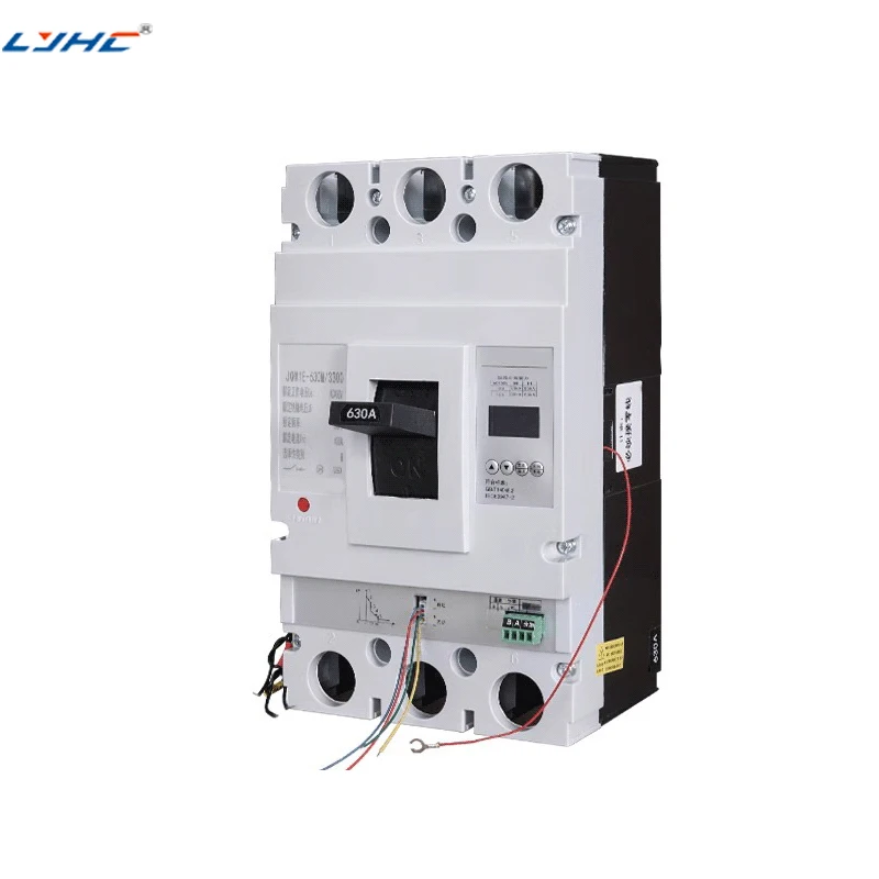 3P electrical circuit breaker AC MCCB Short circuit protection moulded case circuit breakers