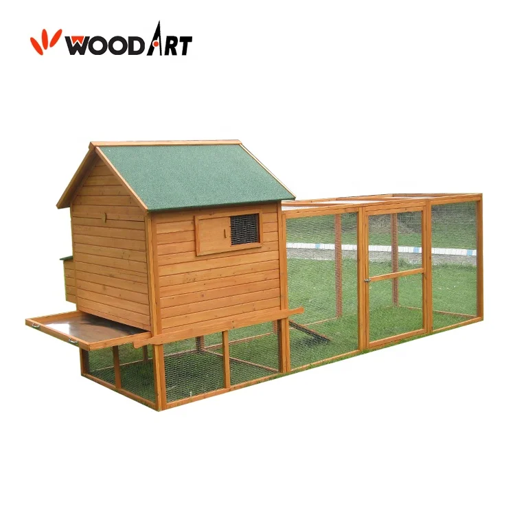 Cheap Large Wooden Waterproof Roof Chicken Coops Cage for sale