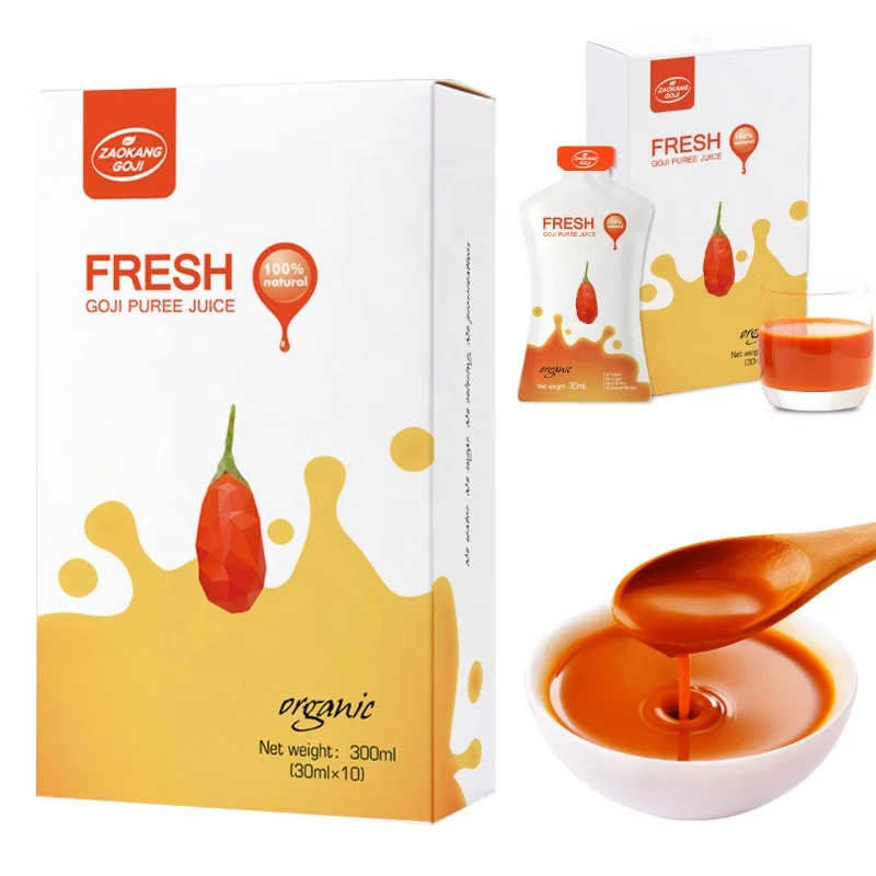 China Manufacturer Bagged Puree Acai Wolfberry Goji Juice