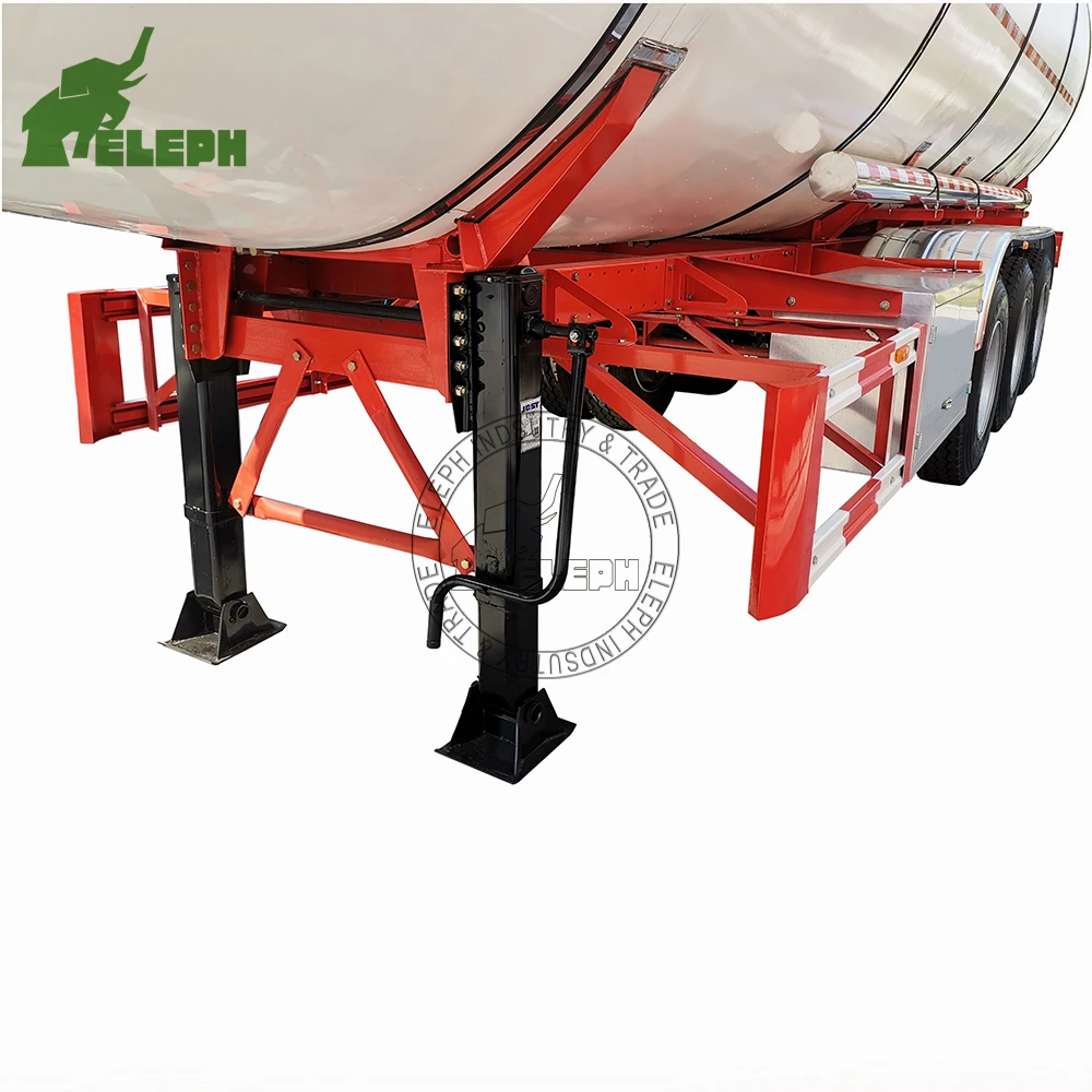 2024 30 tons Capacity Gas Tanks 15m3 Liquid CO2 Nitrogen Lng Transport Truck Tanker Semi Trailer For Sale 12