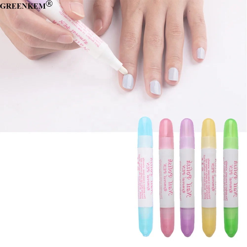 Newest Manicure Cleaner Nail Polish Corrector Remover Pen Private Label Clean Mistakes Refillable Tools Nail Polish Removal Pen