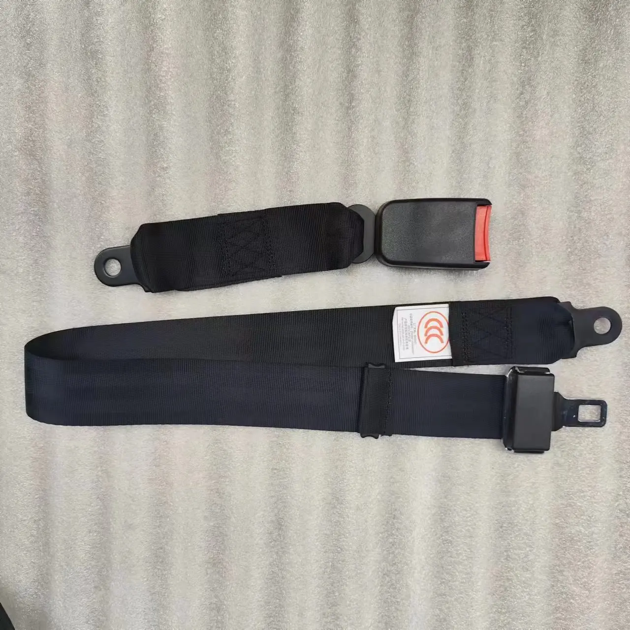 Sports Style 2-Point Safety Seat Belt for Bus Steel and Polyester Material Car Safety Spare Parts