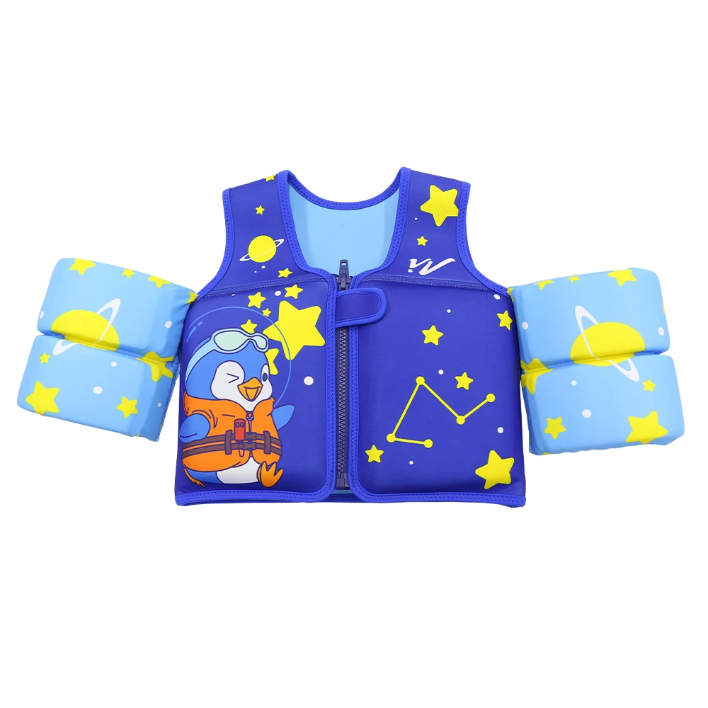 Custom Kids Toddler Swim Vest with Adjustable Safety Strap Buoyancy Life Jackets Baby Safe Swimming Floating Life Jacket