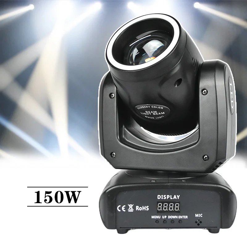 Redsun led 150W moving head light for dj party event led 13 patterns and white light 150W mini beam moving head