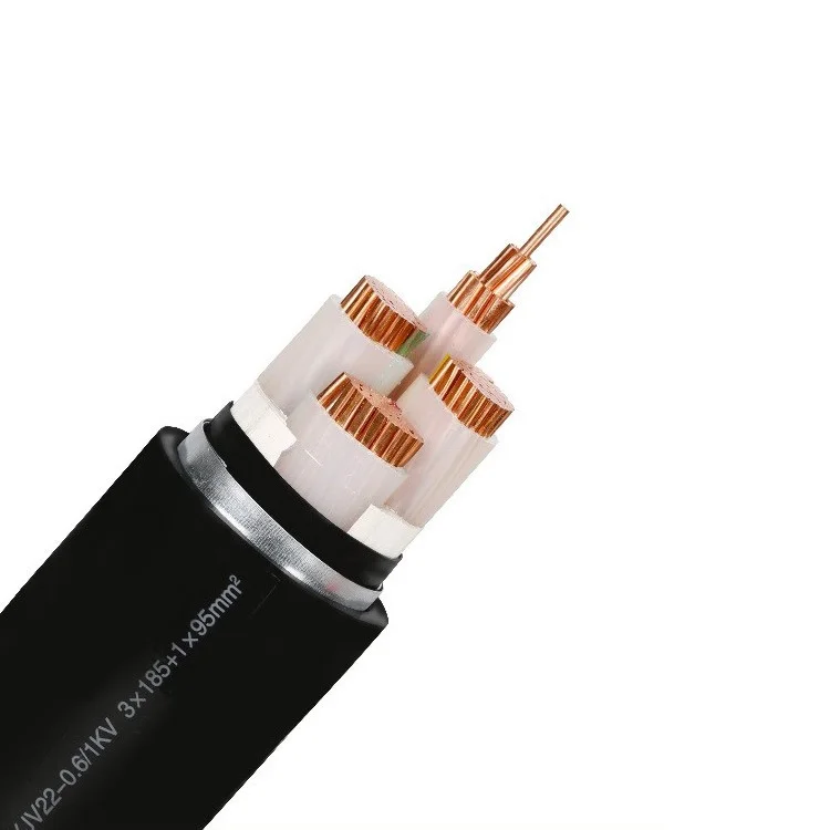 ZR YJV22 0.6/1KV Steel Wire Braid Armoured Cable Multicores YJV22 Steel Tape Armoured Cable
