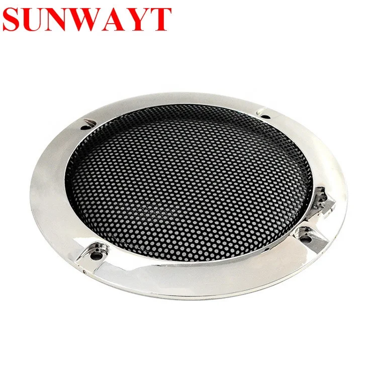 4inch 12cm Chrome Speaker Cover Net Decorative Circle Metal Mesh Grill for Arcade Game Machine