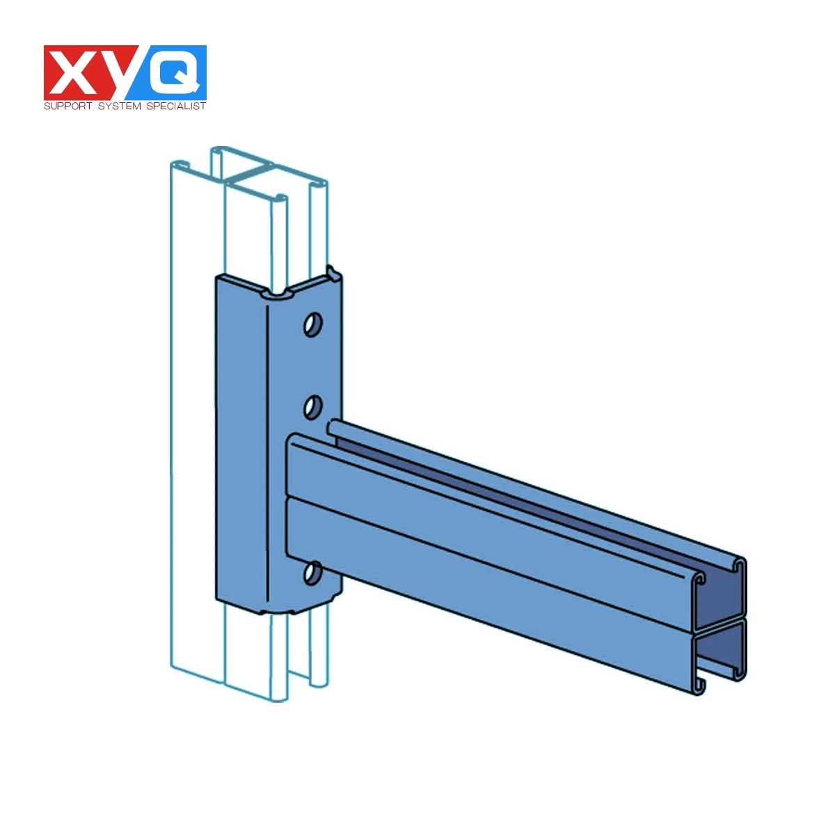Hot-dip galvanized Back to Back Strut Channel 13/16 Cantilever Arm For Single Strut Underground utility tunnel support system