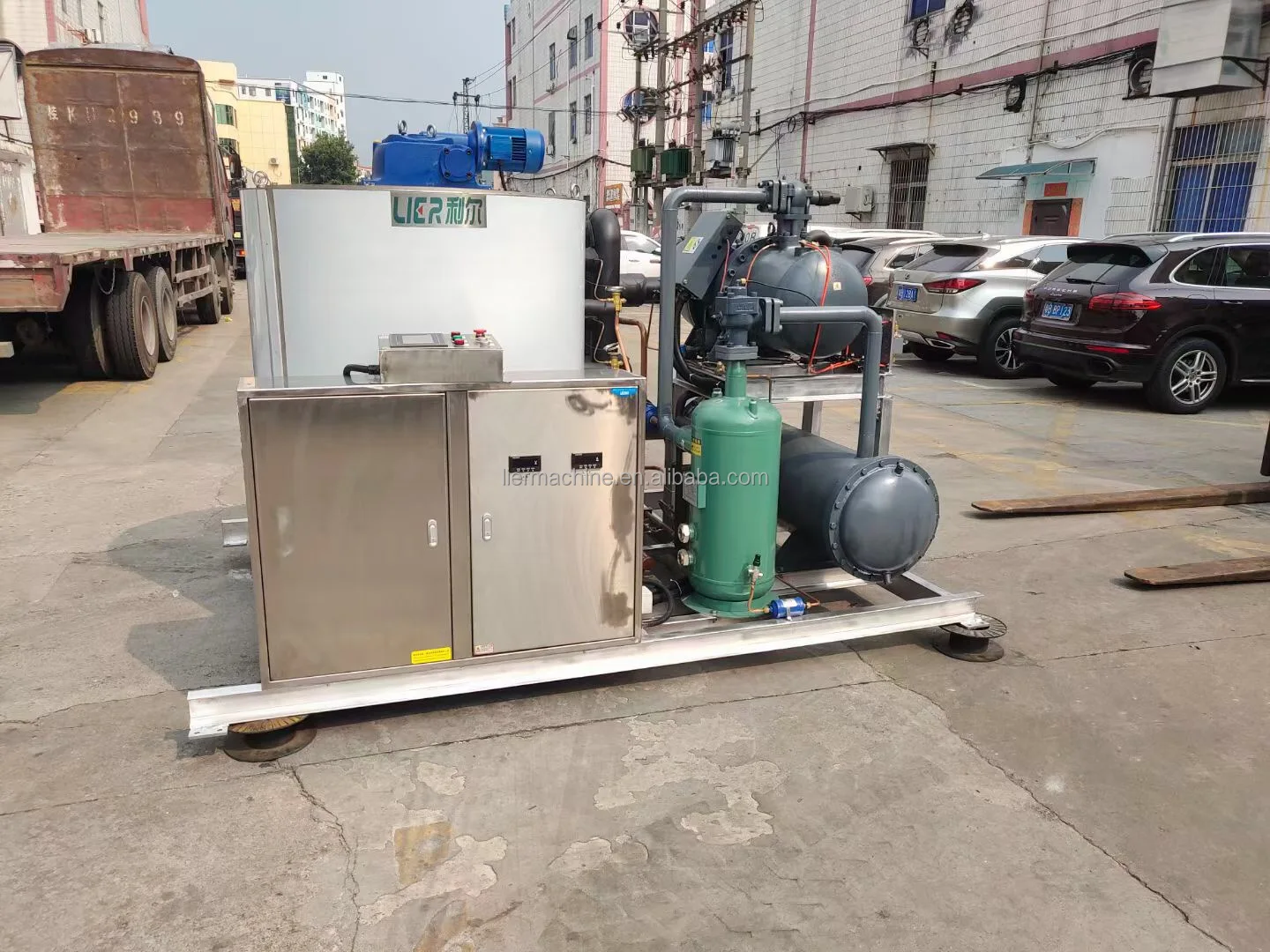 Cheap Price SS304 Evaporator 2ton Flake Ice Machine