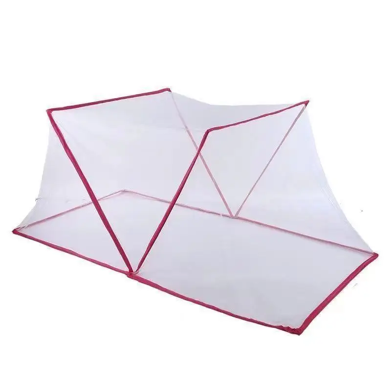  2021 new folding mosquito net free-installation folded bed