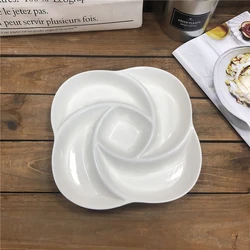 factory hot selling irregular ceramic plate for dry fruit candy use