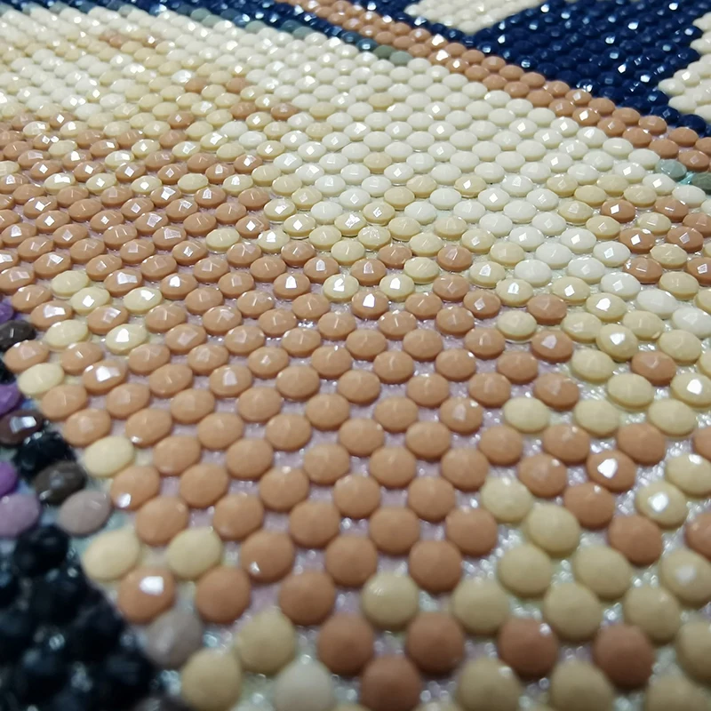 Christmas Gift Diy 5d Diamond Painting By Number Kit Full Circle Diamond Christmas Tree And Snowman Diamond Painting