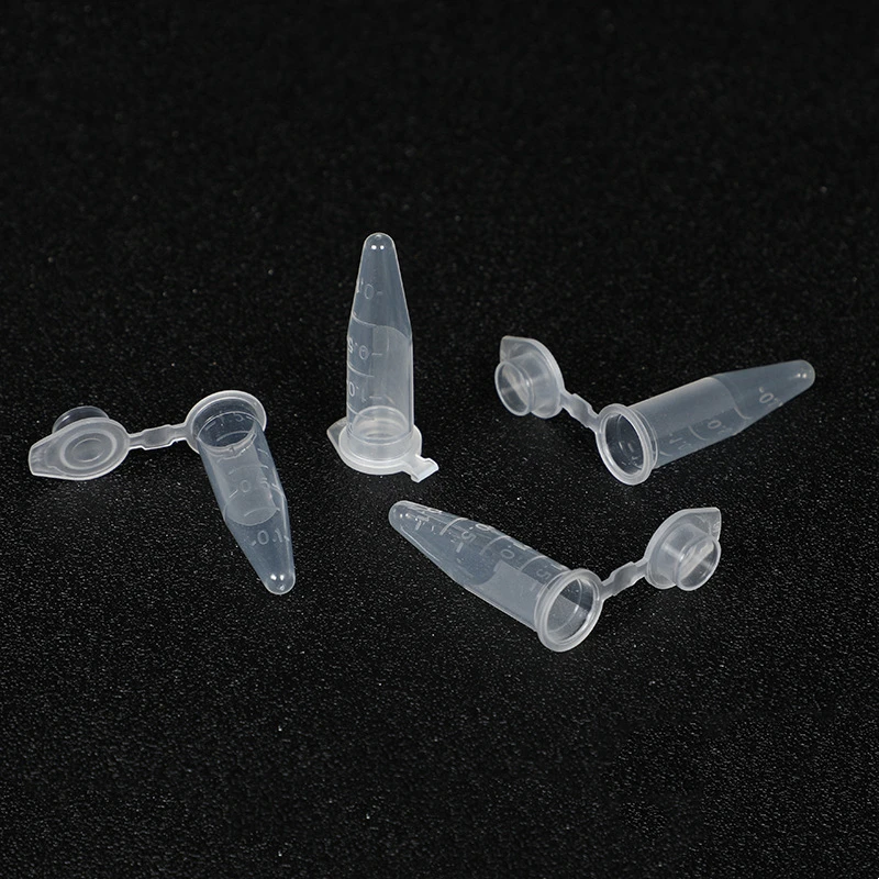 Lab 1.5ml Centrifuge Tube Conical Bottom with Flip Top Clear Centrifuge Test Tube