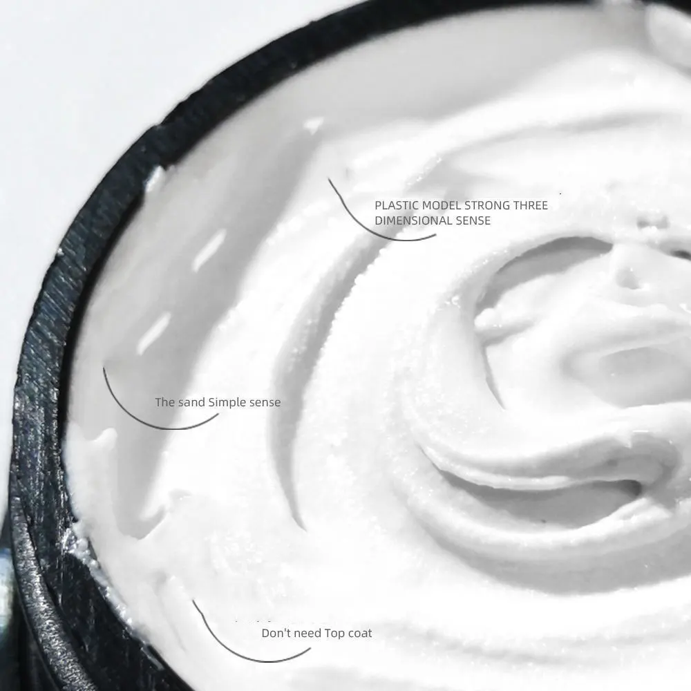 Nail Plaster Gel Wash Free Nail Three-dimensional Relief Color Painting Gel Sand Feeling Black And White Micro Sculpture Gel
