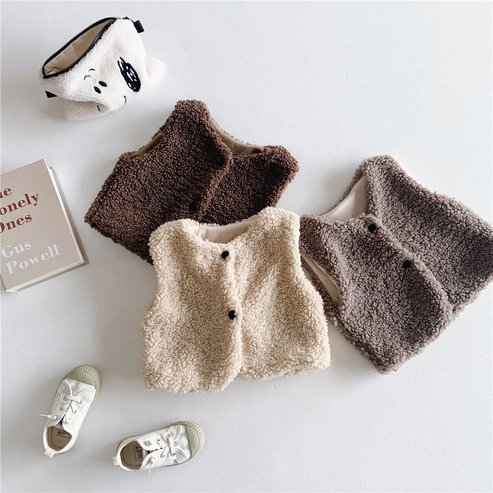 OEM оптовая продажа жилеты для мальчиков и девочек осень и зима детская одежда