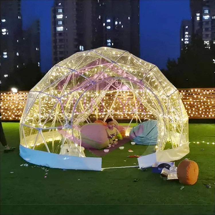 INS Style All Transparent Clear Igloo Dome Tent for Kids Playground Restaurant Catering Party Celebration Bubble Carpa