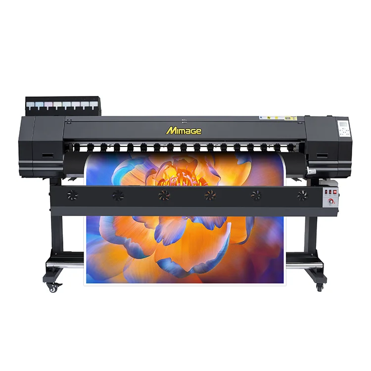 6ft eco solvent EPS0N i3200 head inkjet printer printing 8 colors CMYK LC LM LK LLK color machine