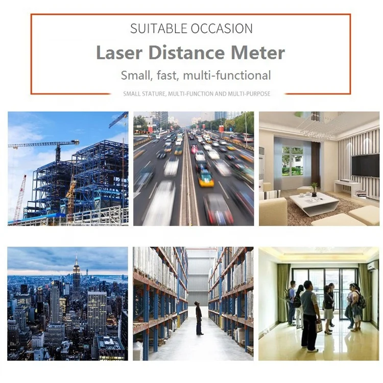 Миниатюрное лазерное измерительное устройство USB, 50 м