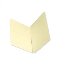 Ebay Top Sale 11Pt Manila Paper End Reinforced Tab Manila File Folder With 1 Pocket For Office/School