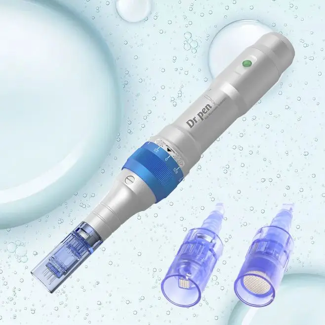
Microneedles Pen With Led Ligth Microneedling Autoclaveable Nanopore Dermapen Tattoo Machine Derma Roller 