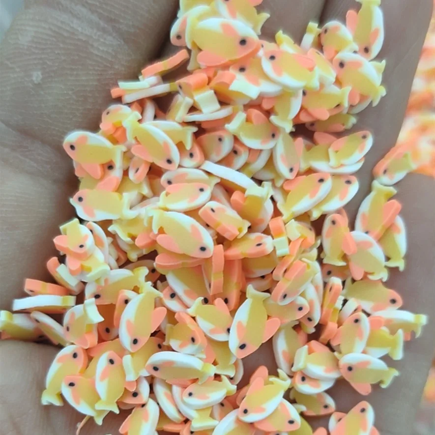 Polymer Soft Clay Cute Lucky Fish Sprinkles For Crafts DIY Making Nail Art Slices Slime Material Accessories Phone Decor