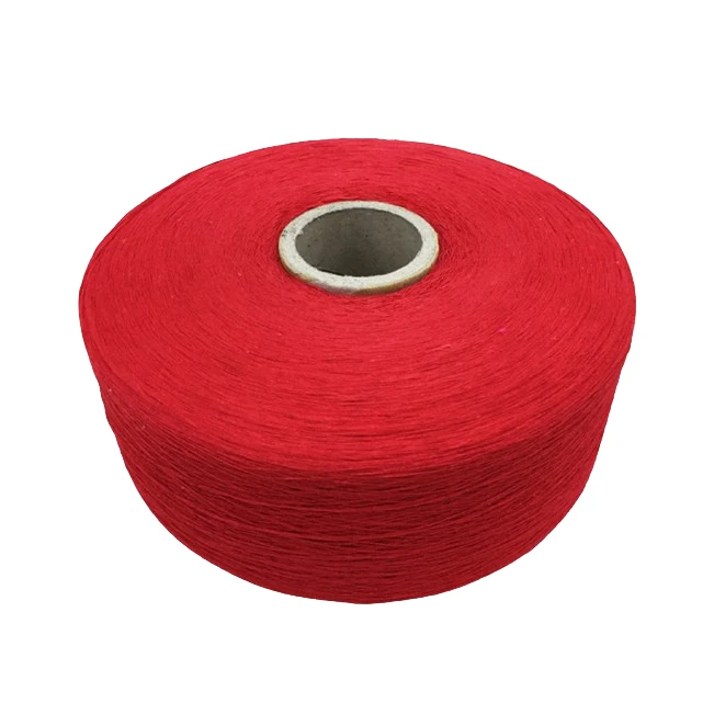 Recycle Cotton Dyed Color Cotton Polyester Blends Yarn Recycle Cotton Yarn For Knitting