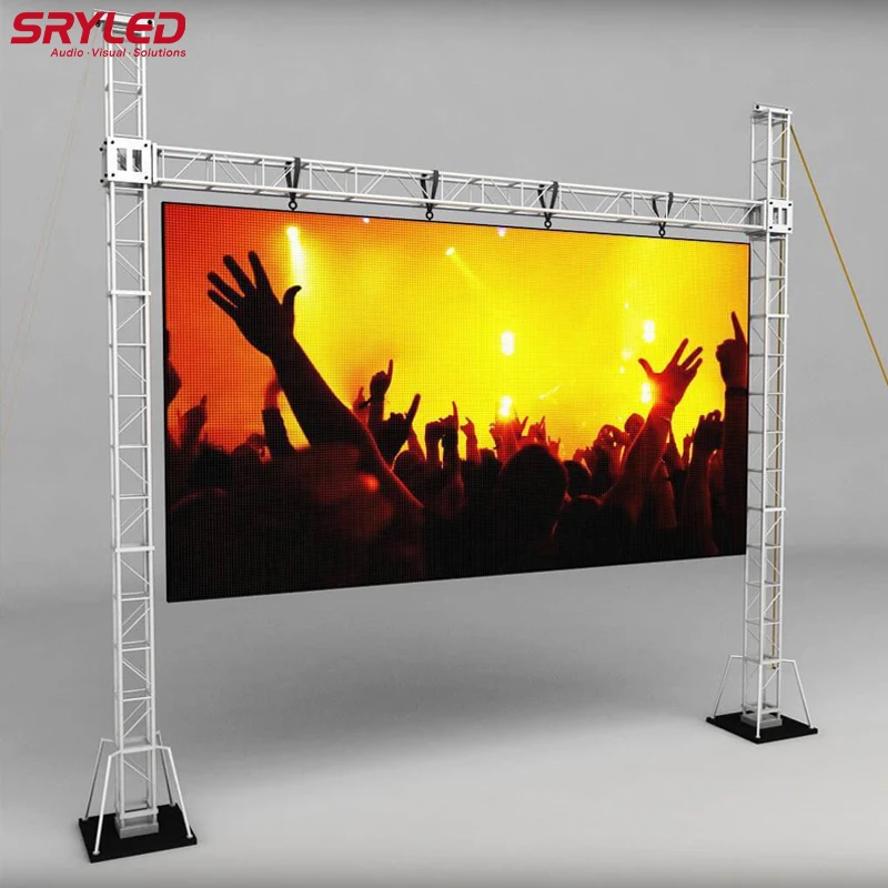 500x500mm P2.6 P2.9 P3 P3.91 Indoor And Outdoor LED Display Screen Panel LED Advertising Wall And Giant Stage Rental LED Screen