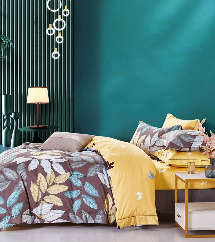100% cotton hot design comforter set
