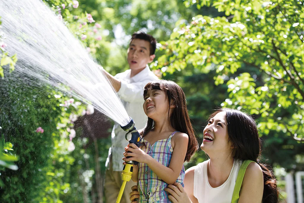 High water pressure durable high quality fabric flat garden water braided hose