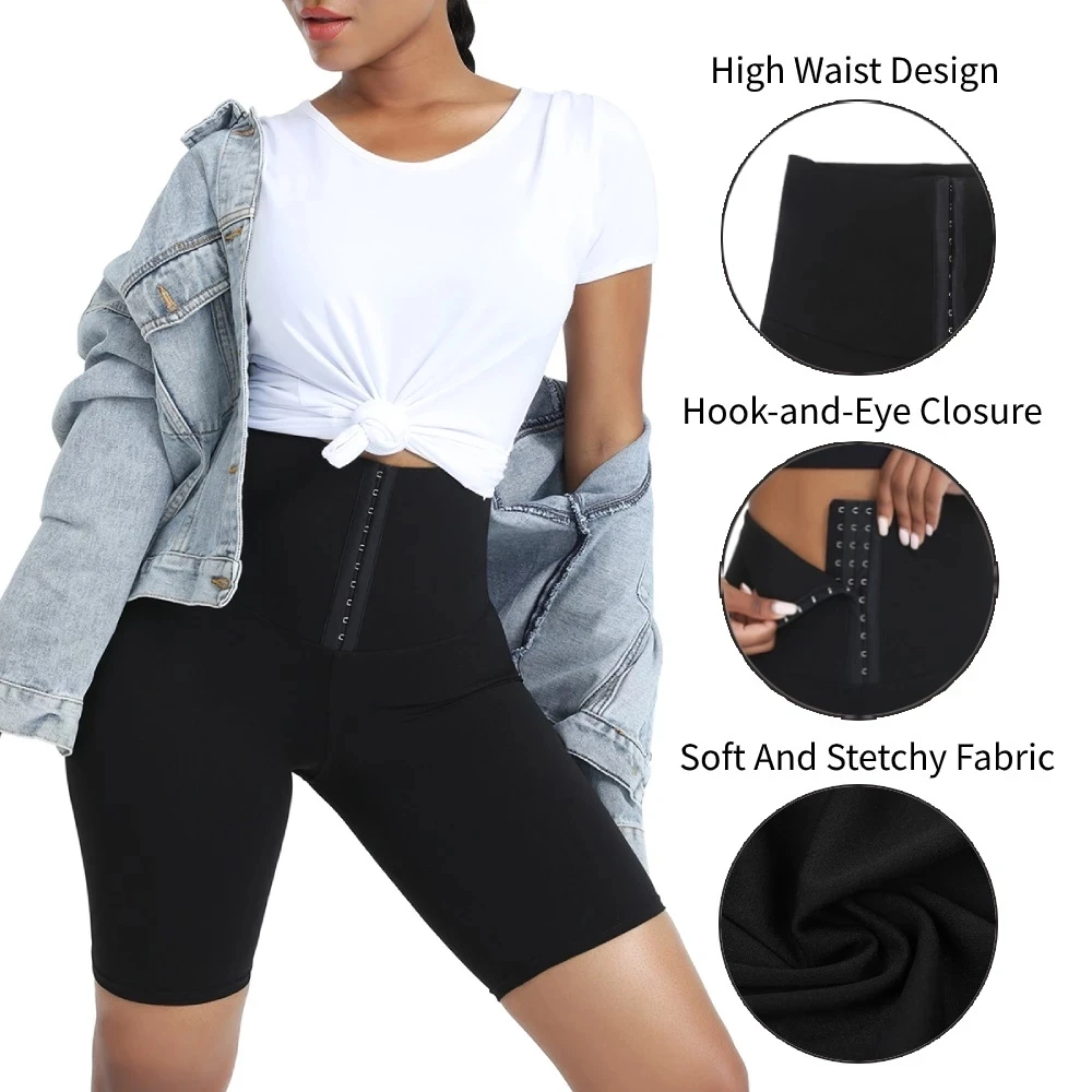 Good Quality Waist And Thigh Trainer Neoprene Weight Loss Butt Lifter Leggings Sauna Waist Trainer Private Label