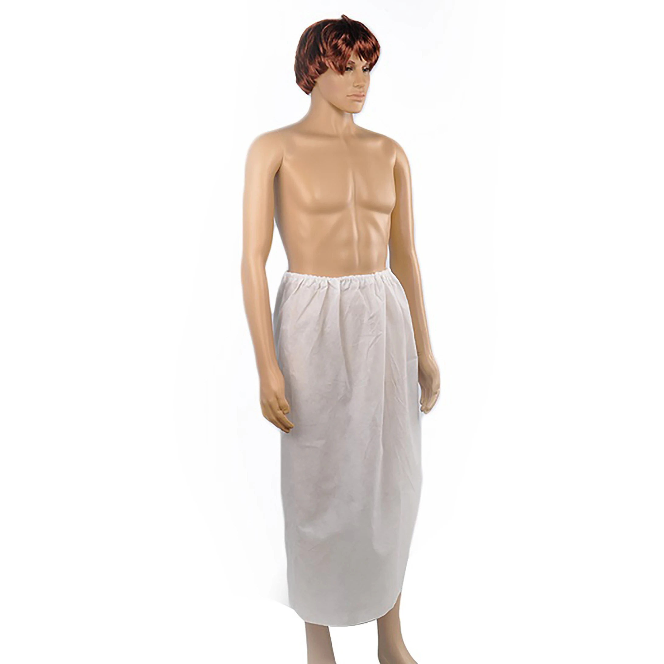 Disposable nonwoven bathrobe cheap soft Bath wrap spa