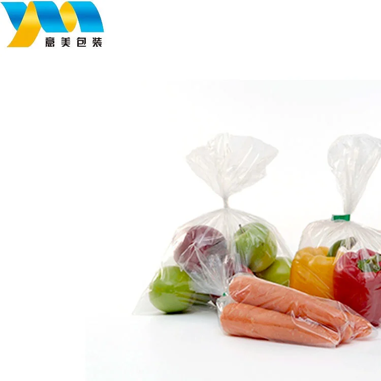 Factory supply food grade fruit vegetable packaging plastic grocery bag for supermarket
