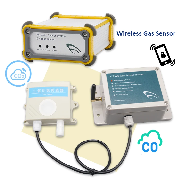 Wireless alarm system Multi Gas Leak Detector Gas Analyzer No2 nitrogen dioxide Gas Detector