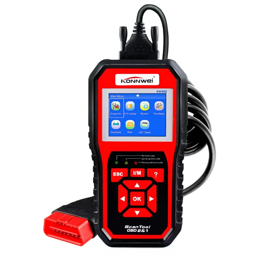 Hot Sale  KW850  Auto Diagnostic Scanner OBD2 Scanner Car Diagnostic Tool OBD Code Reader