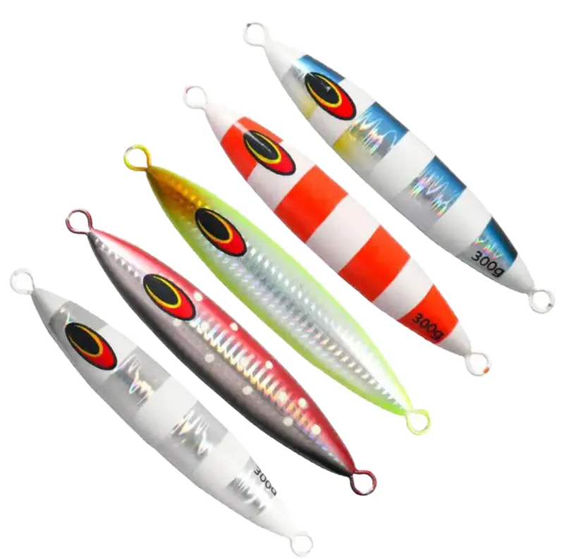 Hot Selling Hard Sea Fishing Bait 200g 300g 400g 600g Saltwater Slow Pitch Metal Jigs lure